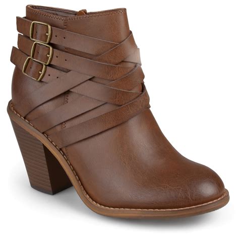 Womens Ankle Wide Width Multi Strap Boots - Walmart.com