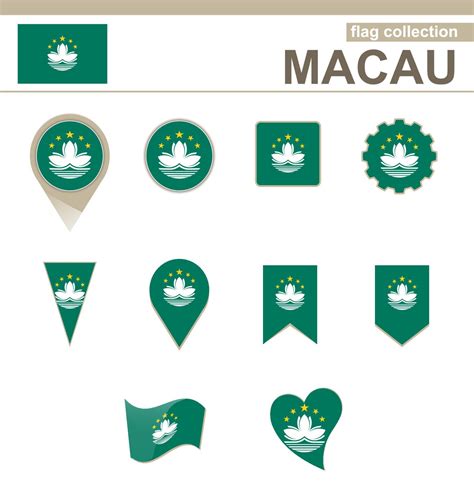 Macau Flag Collection 5730234 Vector Art at Vecteezy