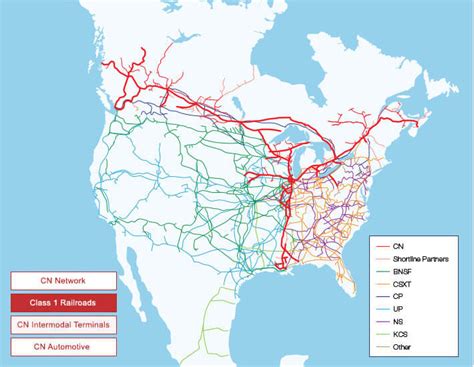 Canada Passenger Rail Map