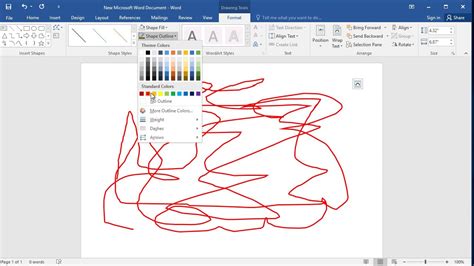 How To Draw Pictures In Microsoft Word - Pausebear