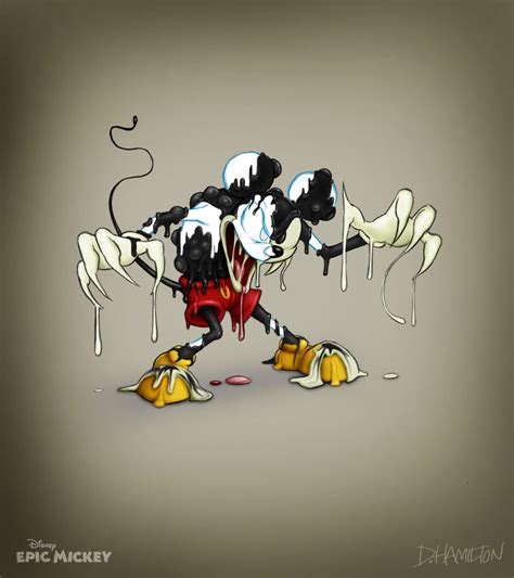 Epic Mickey- Thinner Mickey concept, Donny Hamilton on ArtStation at ...