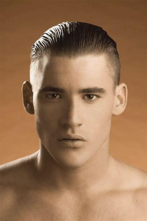 mens slick back hairstyle