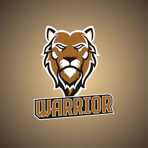 Warrior Logo - Lion Mascot Logo Design | MasterBundles