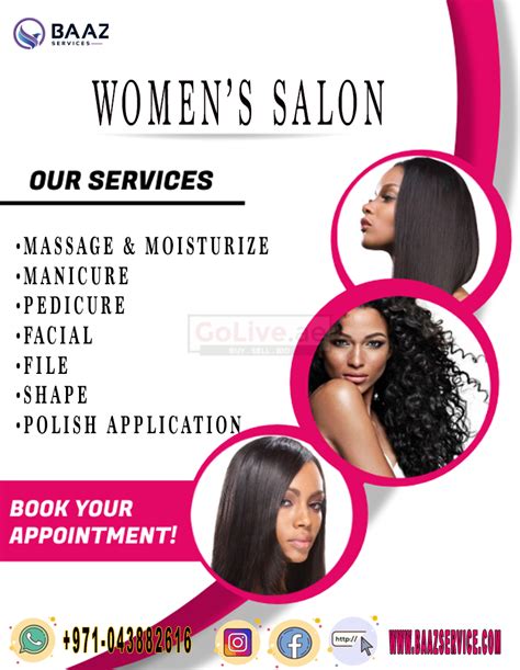 Women Beauty Salon Service At Home | Baaz Service In Dubai | United ...