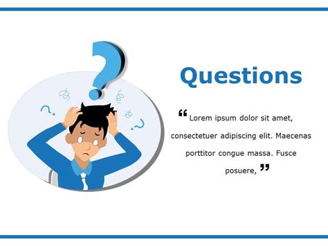 Thank You Slide with Questions PowerPoint Template