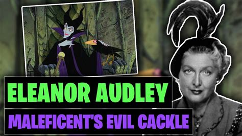 Eleanor Audley - Maleficent’s Evil Cackle - YouTube