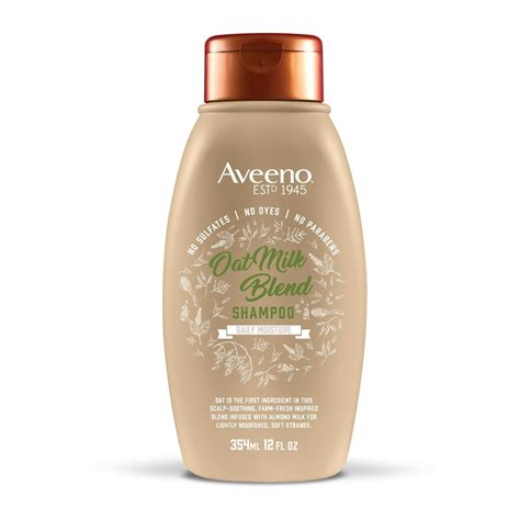 Aveeno Farm-Fresh Oat Milk Sulfate-Free Shampoo with Colloidal Oatmeal ...