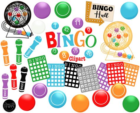 Bingo Clipart, Bingo Png, Bingo Graphics, Bingo Card Clipart, Bingo ...