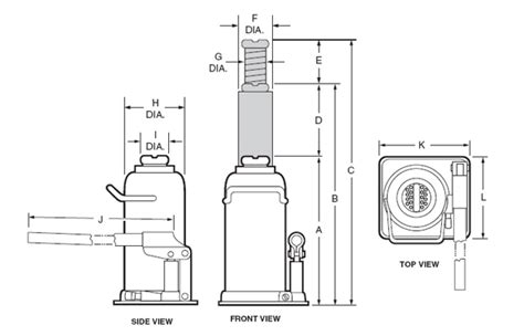 Norco 76560 60-Ton Hydraulic Bottle Jack