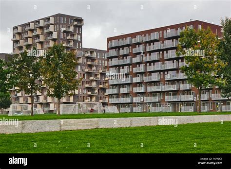 Urban apartments, Orestad, Copenhagen, Denmark, Scandinavia Stock Photo ...