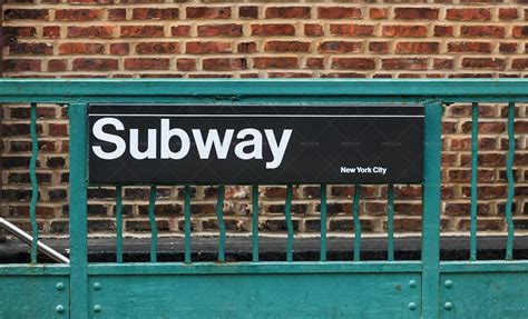 Subway Sign In New York City - Stock Photos | Motion Array