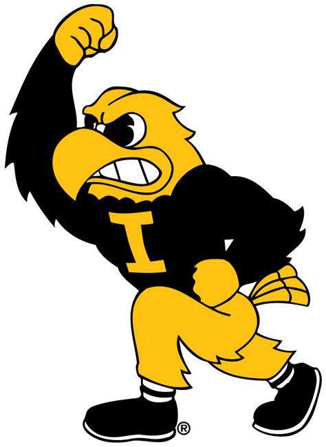 Iowa Hawkeyes Logo - Mascot Logo - NCAA Division I (i-m) (NCAA i-m ...