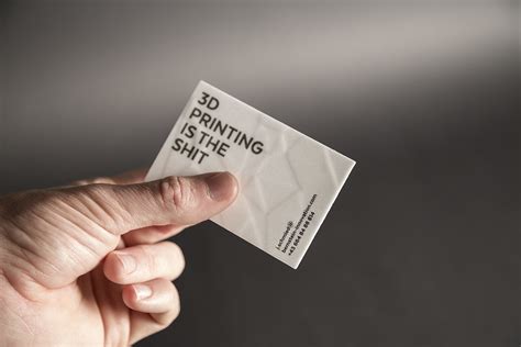 3D Printed Business Cards :: Behance