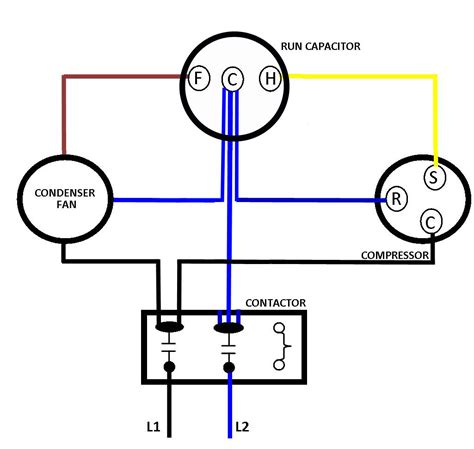 Capacitor 4 Wire Motor Wiring Diagram