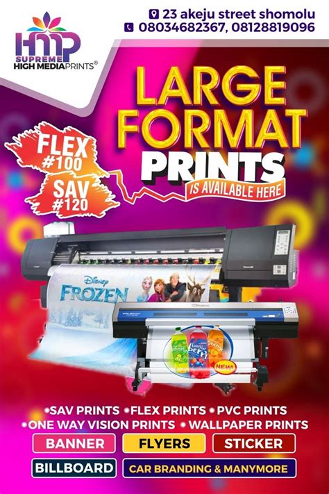 HMP print media | Banner printing, Flyer and poster design, Download ...