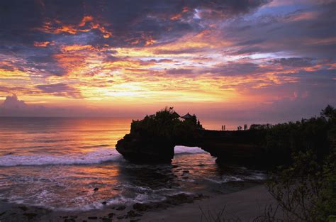 Sunset at Tanah Lot