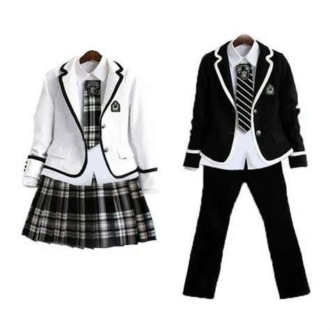 Custom Color Plain / Printed Boys School Uniforms, Size: XXS/XS / S / M ...