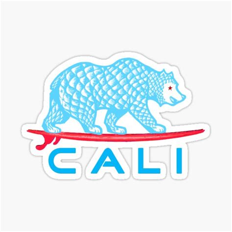 "CALI" Sticker by supermejias | Redbubble