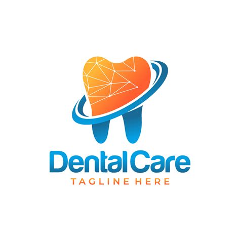 Creative dental clinic logo vector. Abstract dental symbol icon with ...