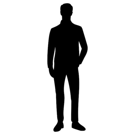 Human Silhouette Standing Png