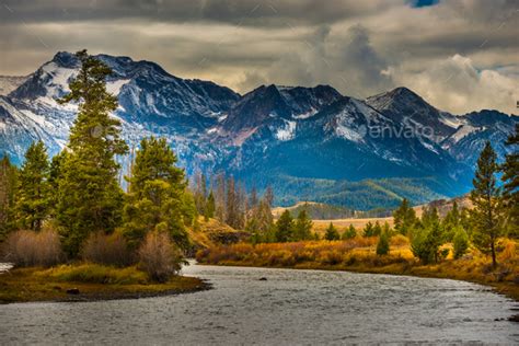 Salmon River Lower Stanley Idaho Stock Photo by kwiktor | PhotoDune