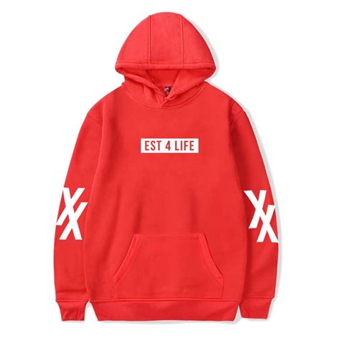 Machine Gun Kelly Merch Hoodies XX EST 4 LIFE Sweatshirt 2022 Harajuku ...