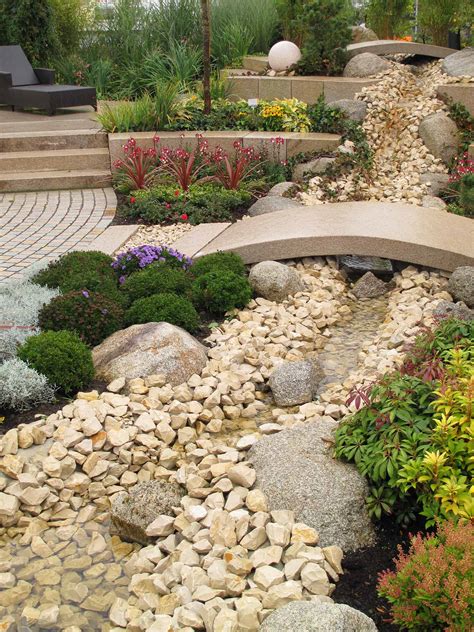 Garden Designs With Pebbles And Pavers | Landscaping