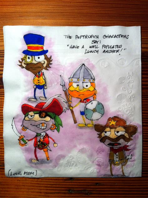 Daily Napkins: Poptropica Characters for Archer