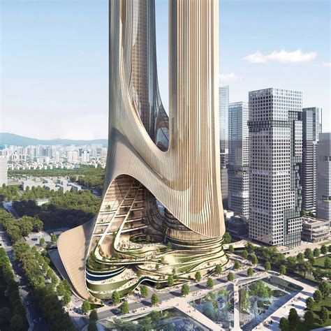 Supertall skyscrapers linked by planted terraces to be built in ...