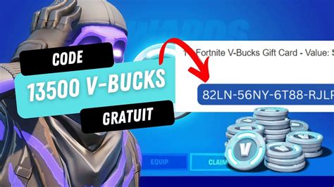 COMMENT OBTENIR CODE V-BUCKS GRATUIT ! (Fonctionne) - YouTube