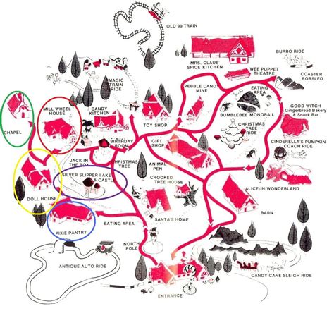 Map of the north pole (Santa's Village) | Santa's village, Santa claus ...