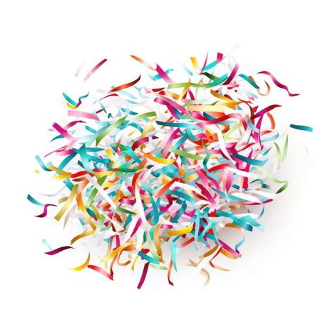 Premium Photo | Piece of shredded paper confetti isolated on white ...