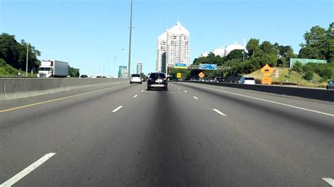 Macdonald-Cartier Freeway (Highway 401 Exits 375 to 365) westbound ...