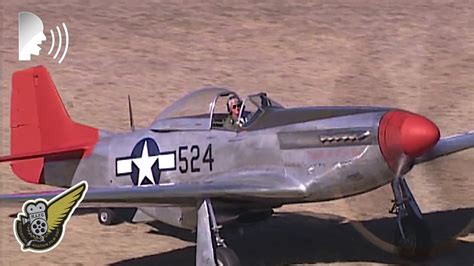 North American P51-D Mustang in Tuskegee colors - YouTube