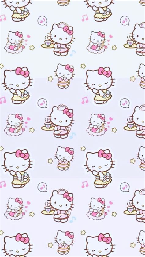 Hello Kitty Pattern. Hello Kitty Background. Hello kitty HD phone ...