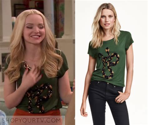 Liv and Maddie: Season 4 Episode 1 Liv’s Snake Print Tee – Shop Your TV