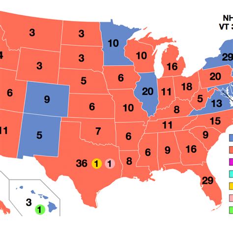 Electoral College Map 2013