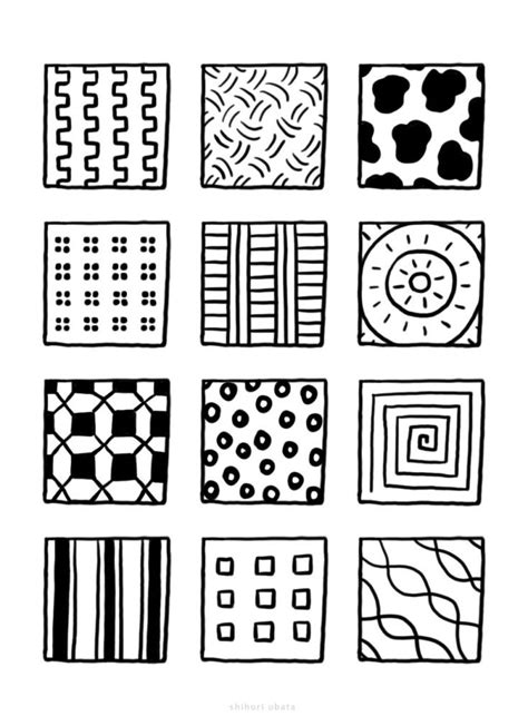 100+ Fun, Easy Patterns to Draw | Padrões para desenhar, Padrões do ...