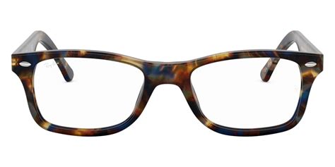 Ray-Ban™ RX5228 5711 55 Spotted Blue/Brown/Yellow Eyeglasses