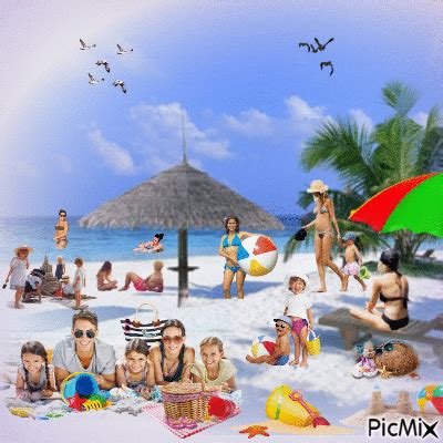 Vacaciones en la playa. - Free animated GIF - PicMix