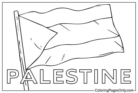 Palestine Flag Coloring Page - Free Printable Coloring Pages