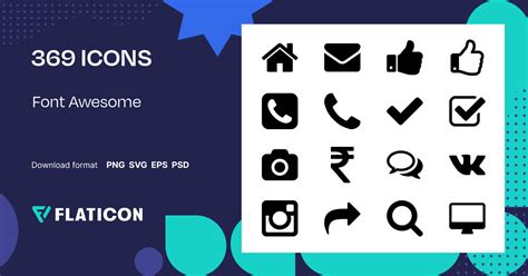 Pack de iconos Font awesome | Fill | +365 Iconos .SVG - Página 5