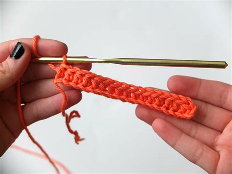 Half Double Crochet Stitch for Complete Beginners with Step by Step ...