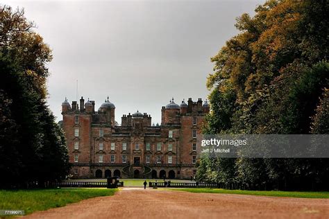 A view of Drumlanrig Castle, where a Leonardo de Vinci painting was ...