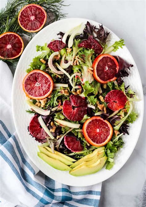 Winter Blood Orange Salad | Vegan | Keeping the Peas