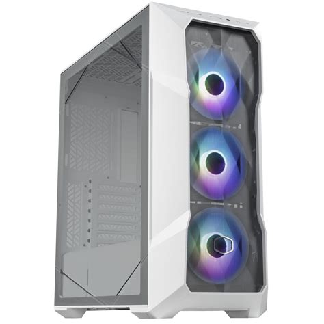 Amazon.com: Cooler Master TD500 Mesh V2 White Mid-Tower Case, Polygonal ...