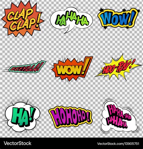 Funny sound effect Royalty Free Vector Image - VectorStock