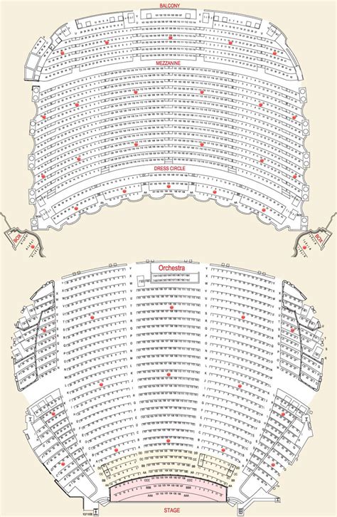 Citizen Bank Opera House Seating Chart - Templates Printable Free