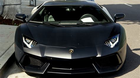 Stunning matte black Lamborghini Aventador [1920x1080] : r/carporn