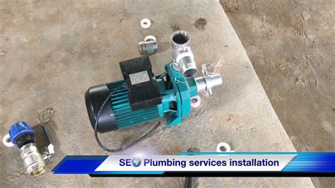 Installation Of Water Pump